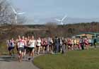 Start of the senior mens Royal Signals Road Relay, Hetton Lyons Park. David T. Hewitson/Sports for All Pics